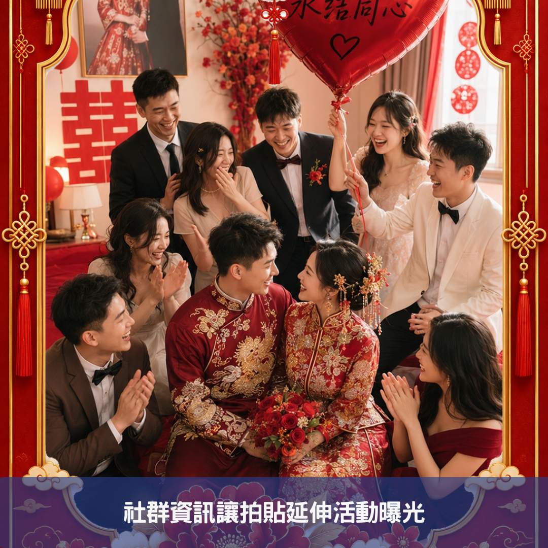 社群資訊讓拍貼延伸活動曝光