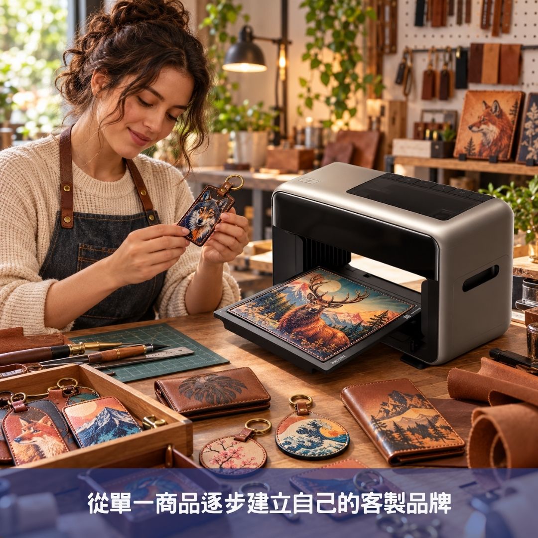 從單一商品逐步建立自己的客製品牌