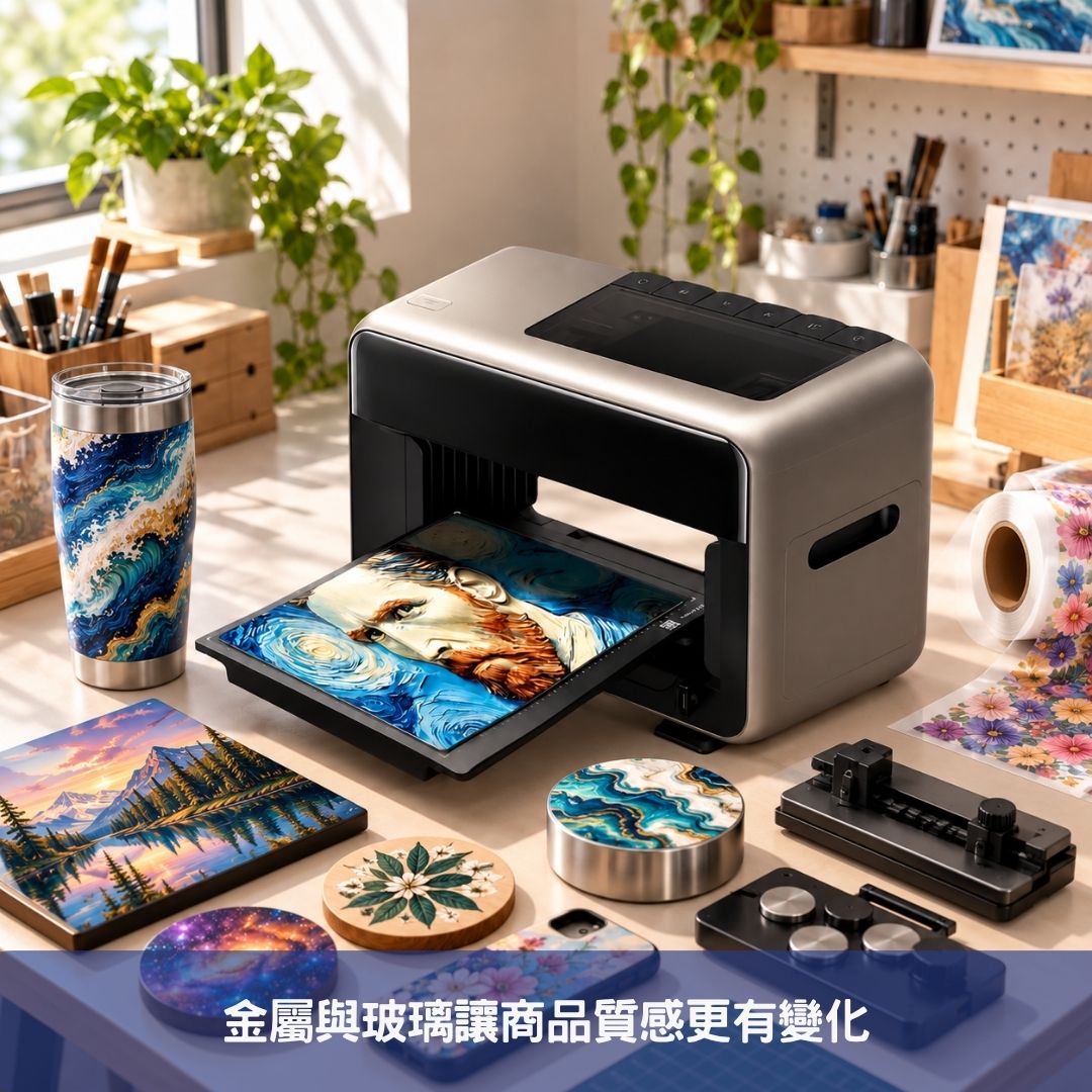 金屬與玻璃讓商品質感更有變化